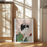 Woman Applying Rouge (1920) Poster och Canvastavla