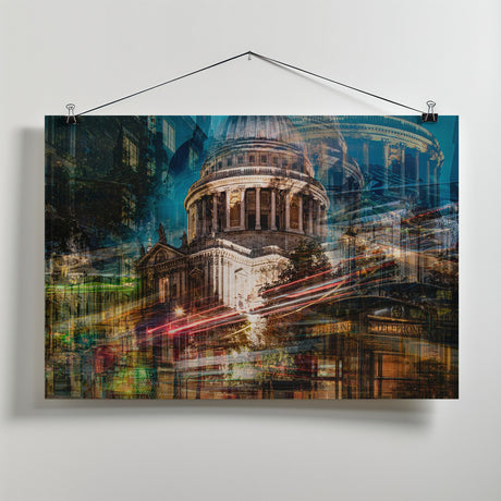 Night at St. Pauls Poster och Canvastavla