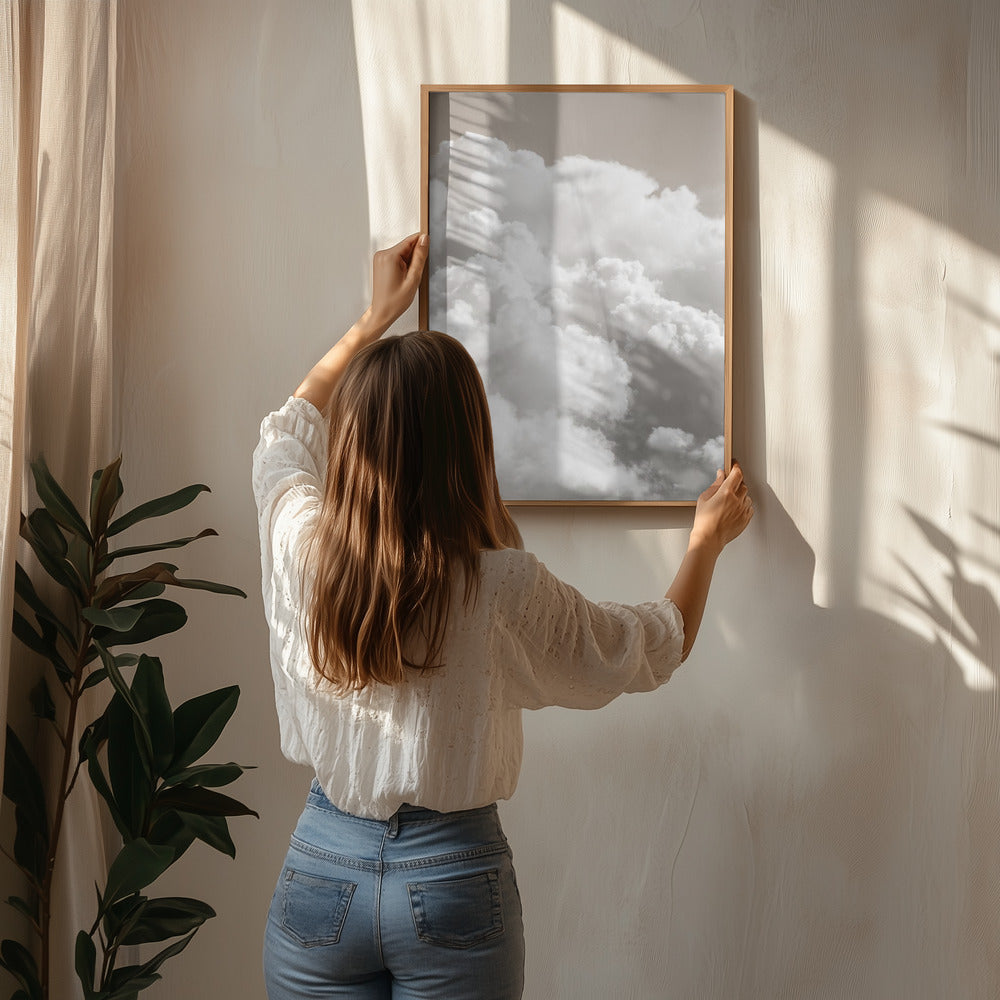 Sandy Clouds Poster och Canvastavla