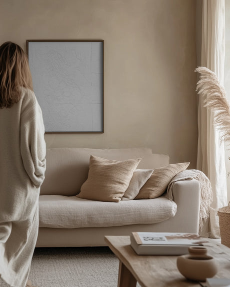 White patterns Poster och Canvastavla