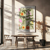 Flower Market Prague Poster och Canvastavla