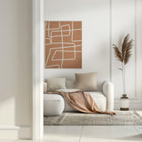 Minimal Line Series #4 Poster och Canvastavla