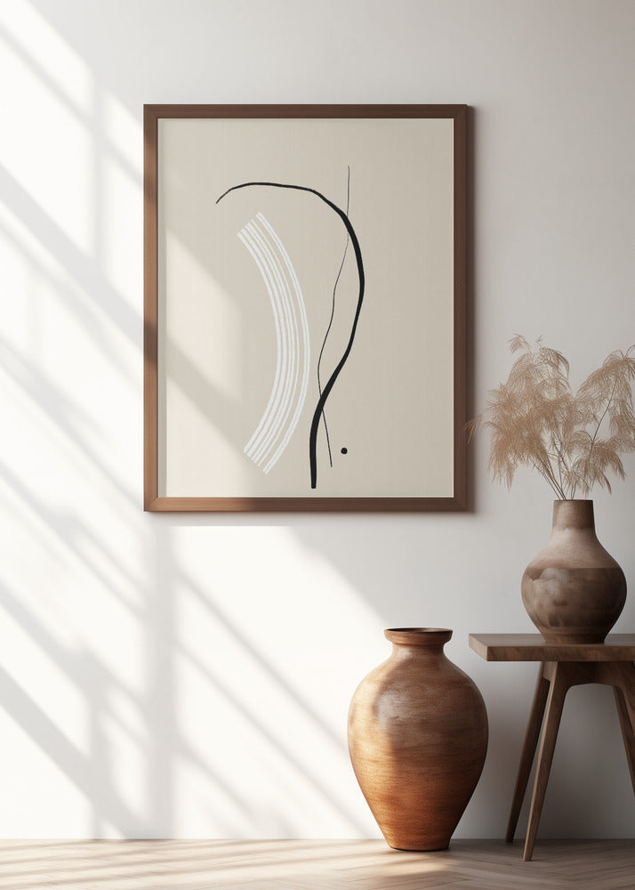 Composition of Lines - The First Poster och Canvastavla