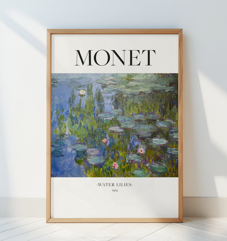 Water Lilies 1915 Poster och Canvastavla