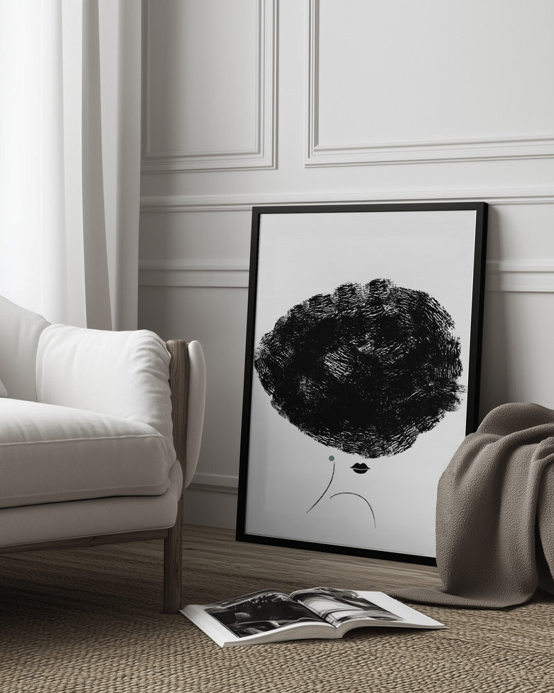 Ballerina Hair Poster och Canvastavla