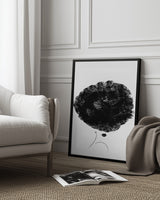 Ballerina Hair Poster och Canvastavla