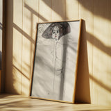 Portrait of a Woman 1910 Poster och Canvastavla