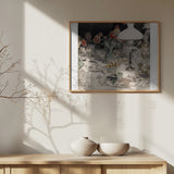 Around the Evening Lamp (1900) Poster och Canvastavla