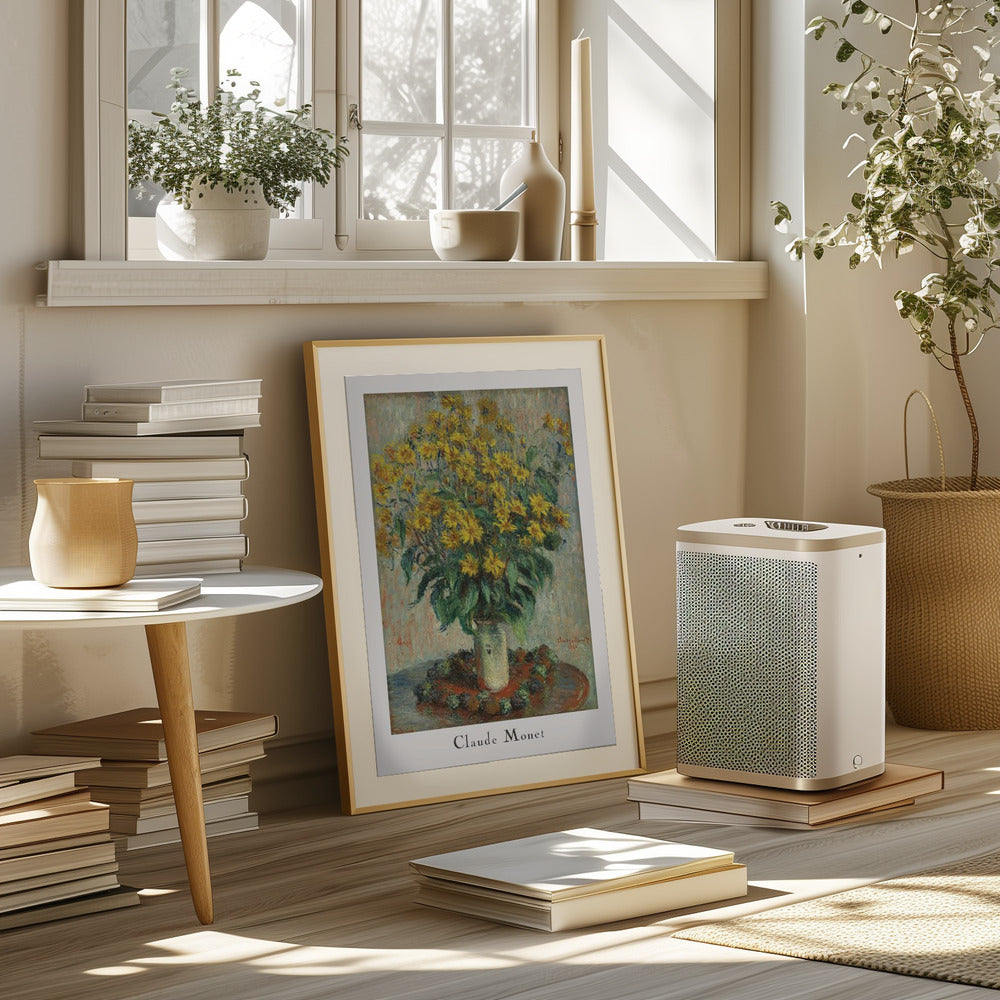 Jerusalem Artichoke Flowers Poster och Canvastavla