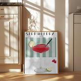 Strawberry Daiquiri Poster och Canvastavla