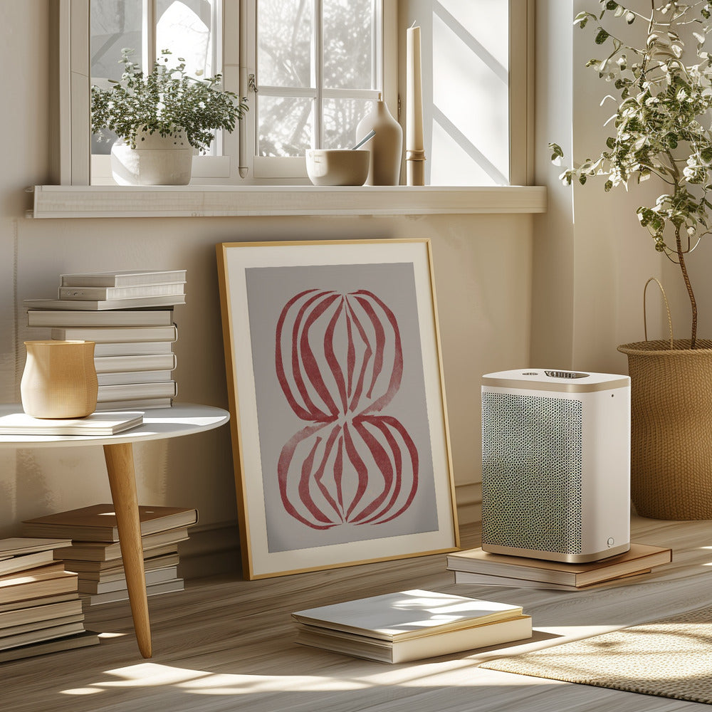 New Vase Line Art Poster och Canvastavla