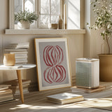 New Vase Line Art Poster och Canvastavla