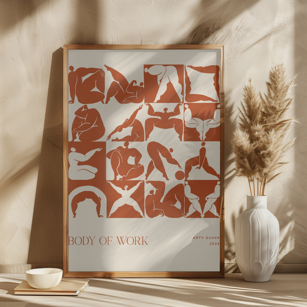 Body of Work (terracotta) Poster och Canvastavla