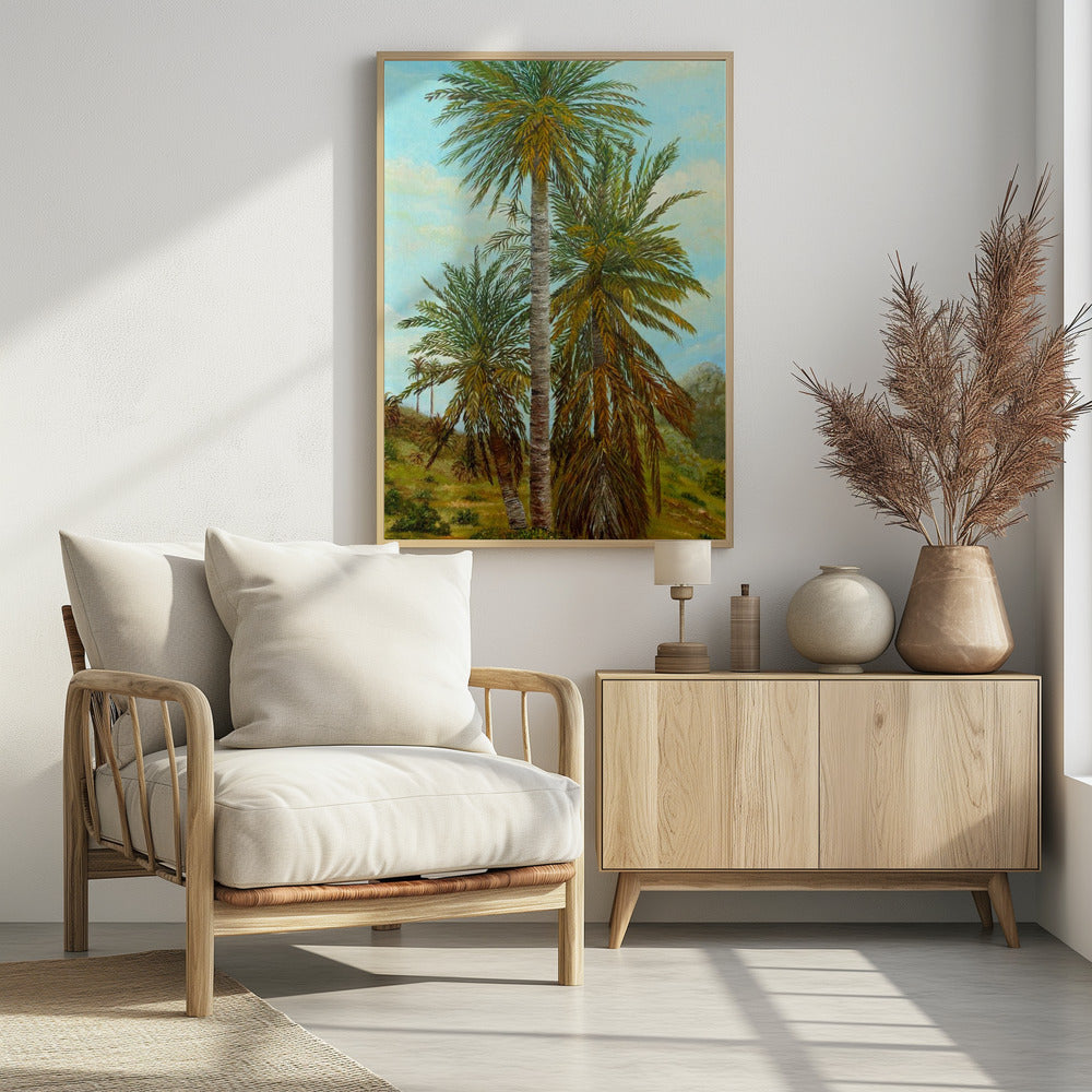 Palm Trees Poster och Canvastavla