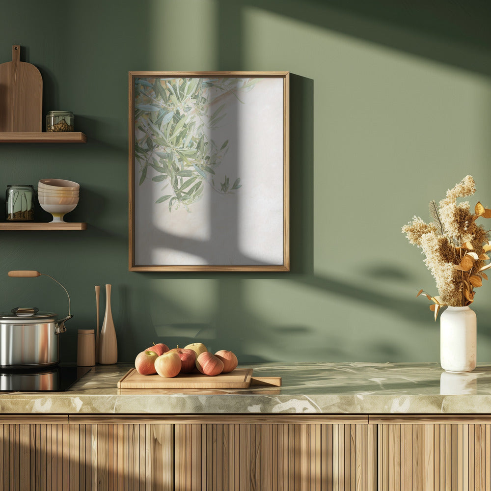 Olive Tree Leaves Poster och Canvastavla
