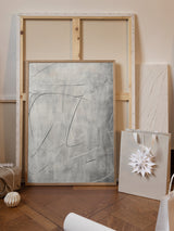 Gray Context II Poster och Canvastavla