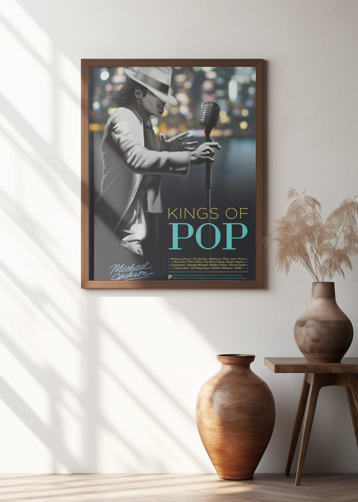 Pop Legend- Michael Jackson Poster och Canvastavla