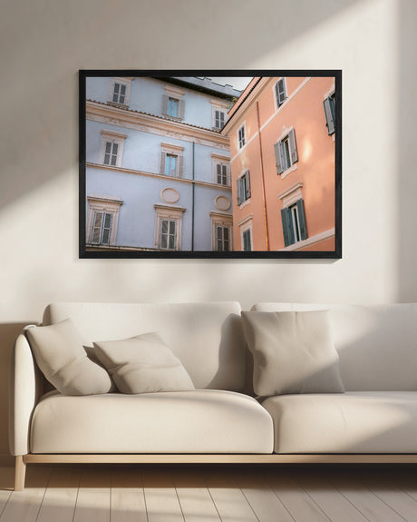Trastevere in Lilac and Pink Poster och Canvastavla