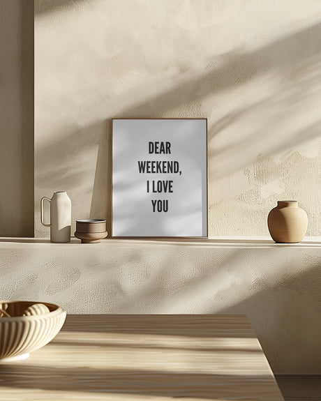 Dear Poster och Canvastavla