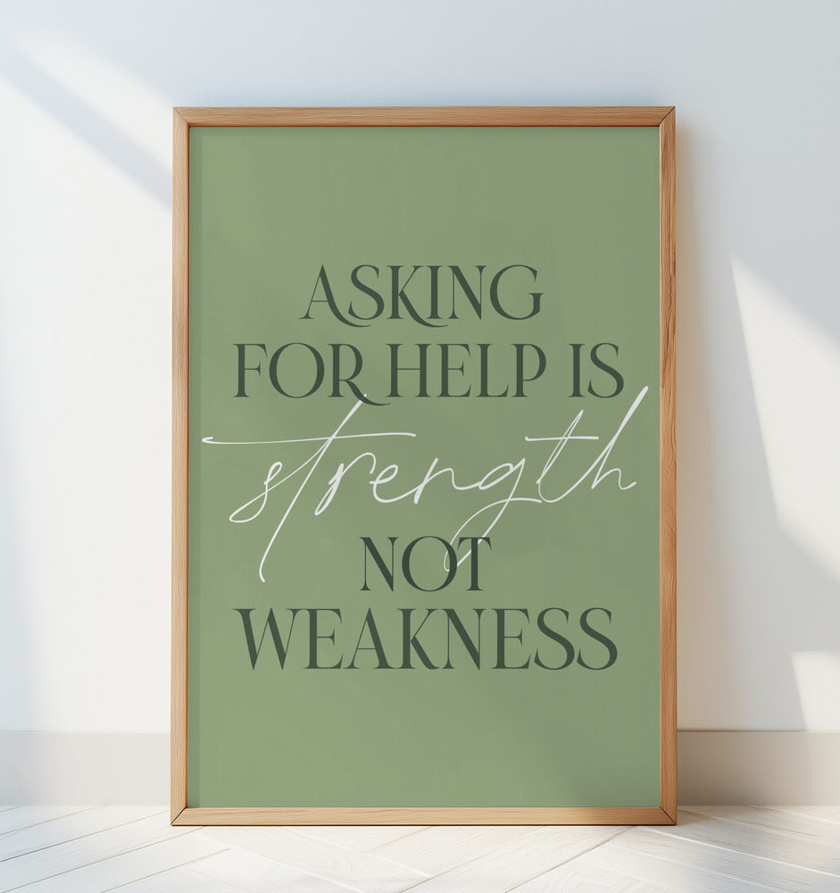 Asking Help Poster och Canvastavla