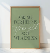 Asking Help Poster och Canvastavla