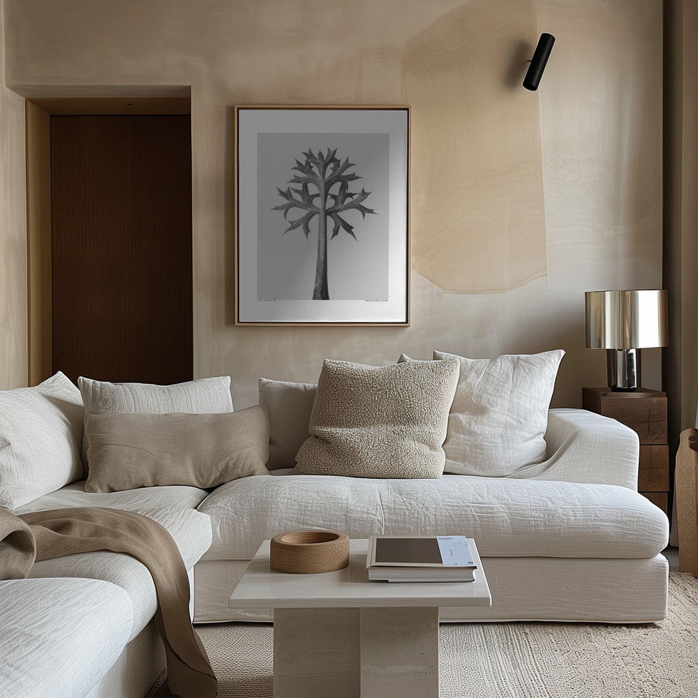 Eryngium Bourgatii Poster och Canvastavla