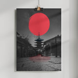 Lonely Temple Poster och Canvastavla