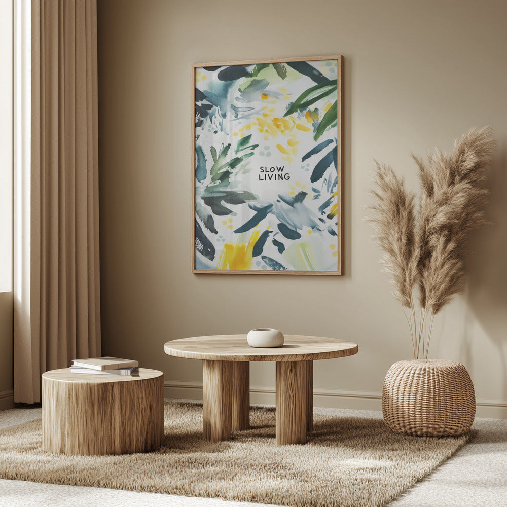 Slowlivingno2 Poster och Canvastavla