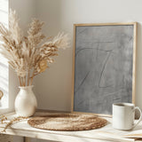 Gray Context II Poster och Canvastavla