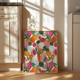 Freshfruitspattern Poster och Canvastavla