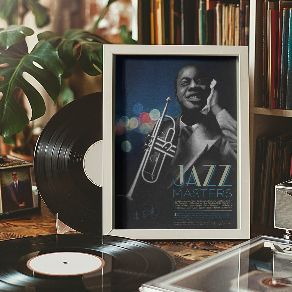 Legend Series- Jazz Poster och Canvastavla
