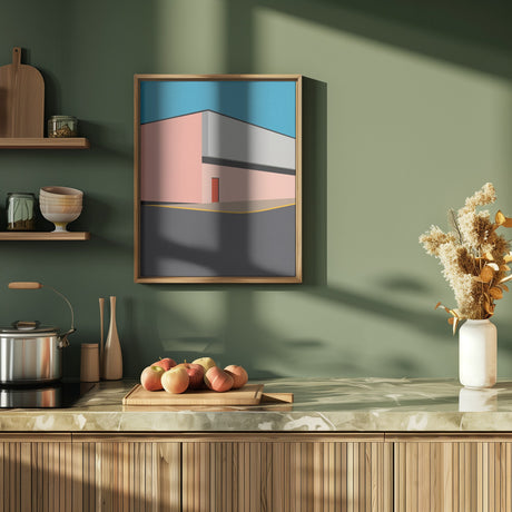 Warehouse Illustration Poster och Canvastavla