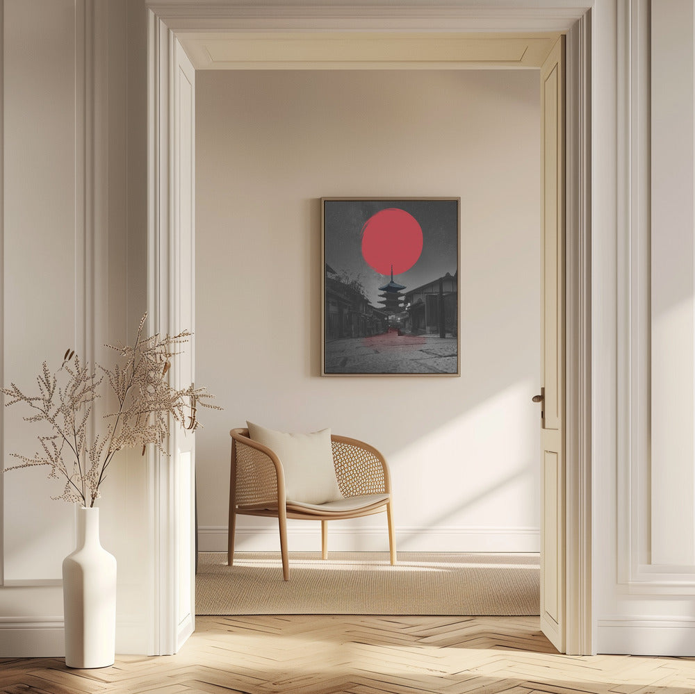 Lonely Temple Poster och Canvastavla