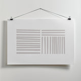 Calming Lines No 4 Poster och Canvastavla