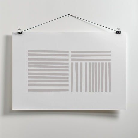 Calming Lines No 4 Poster och Canvastavla