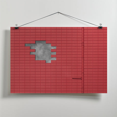 A break in the wall Poster och Canvastavla