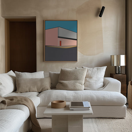 Warehouse Illustration Poster och Canvastavla