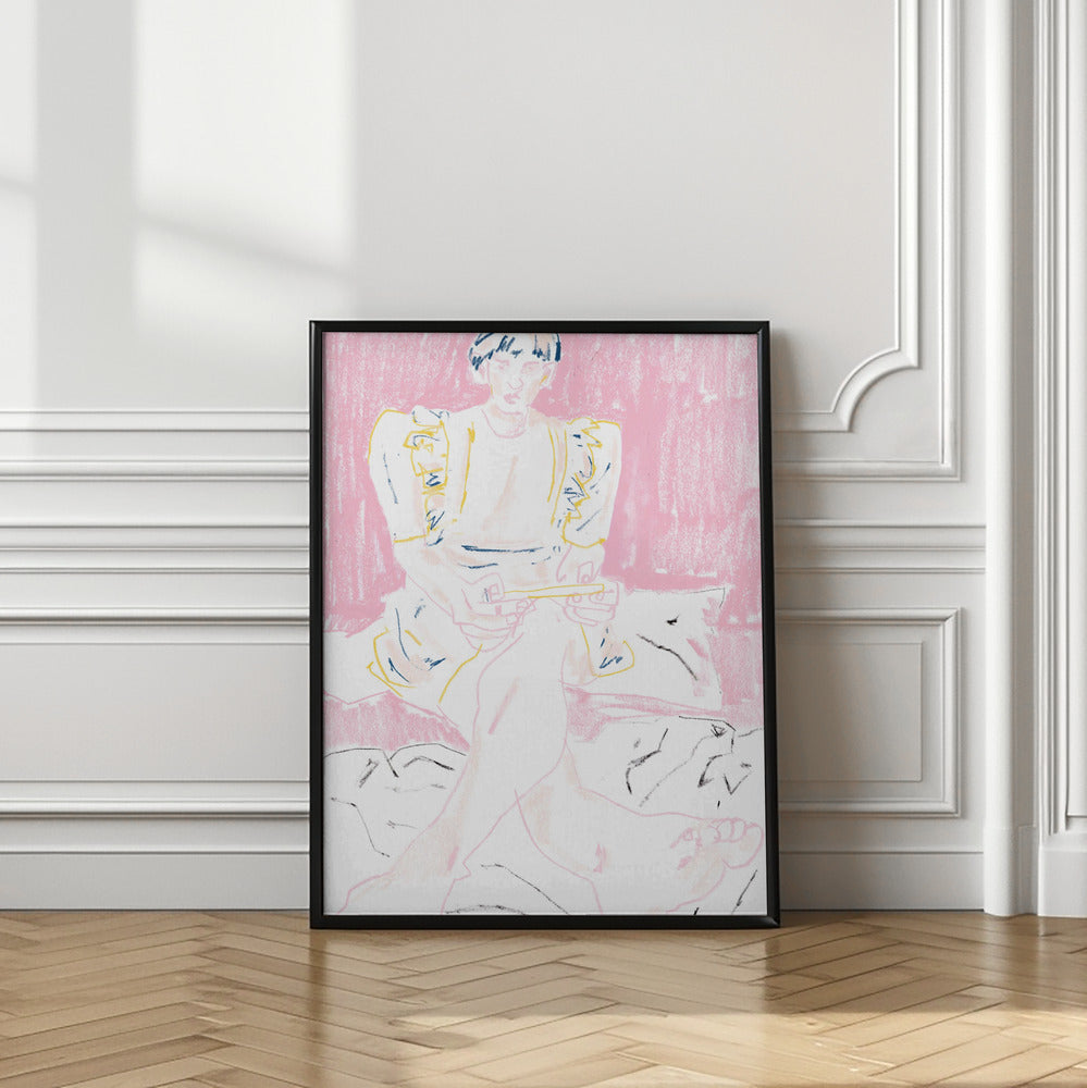Gamer Girl Poster och Canvastavla