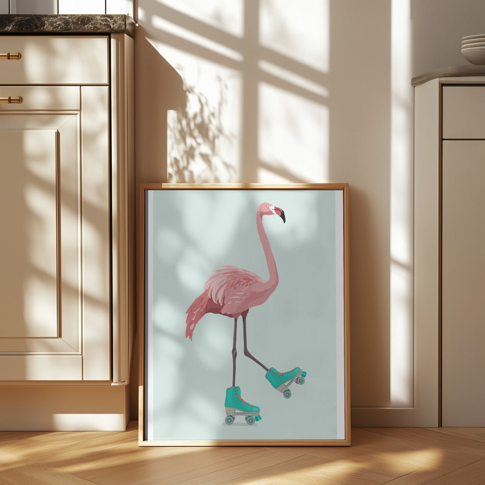 Flamingogo Poster och Canvastavla
