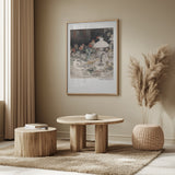 Around the Evening Lamp (1900) Poster och Canvastavla