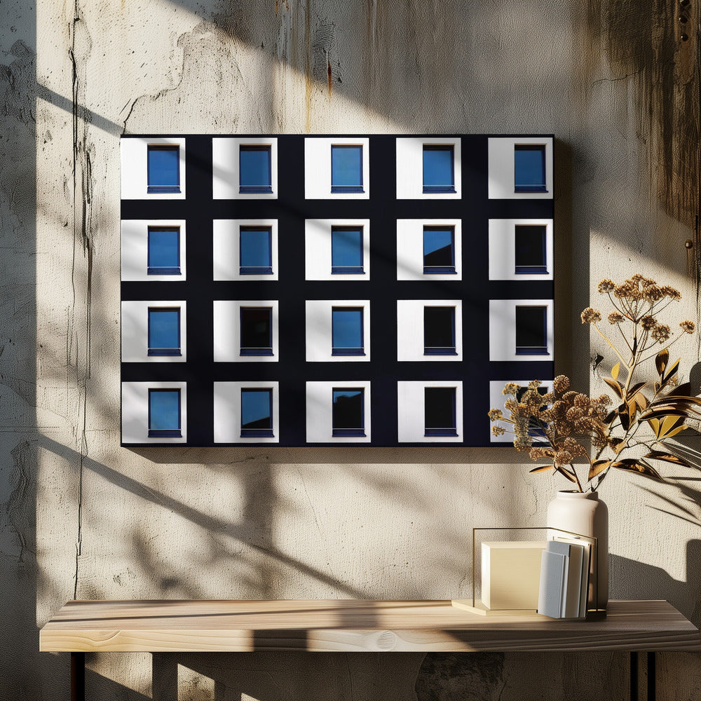 Black and Blue Poster och Canvastavla