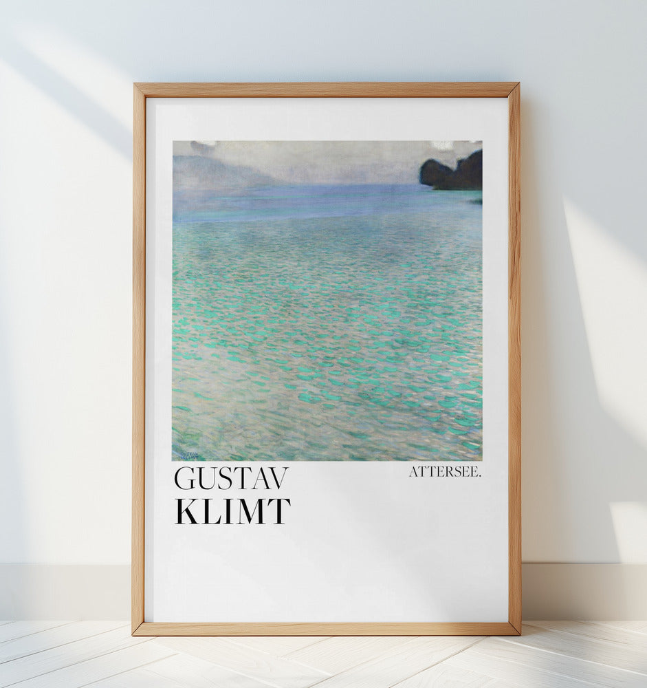 Attersee (1900) Poster Poster och Canvastavla