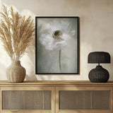 Single White Poster och Canvastavla