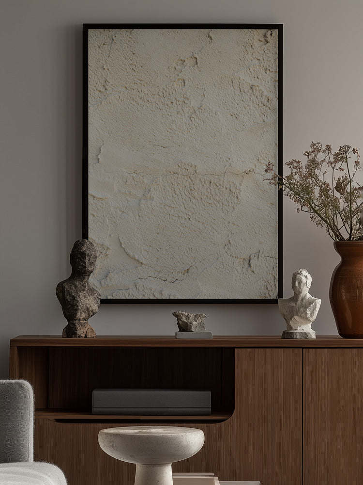 Beige Texture Poster och Canvastavla