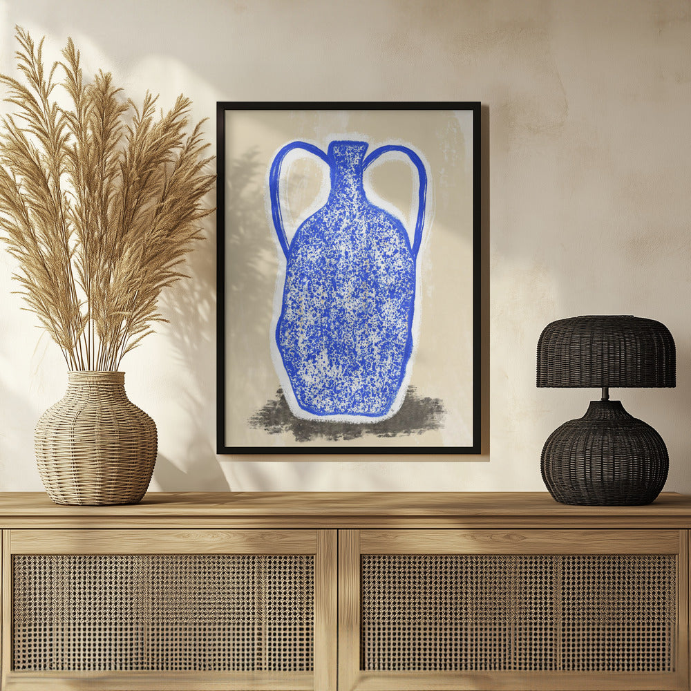 Big Blue Vase Poster och Canvastavla