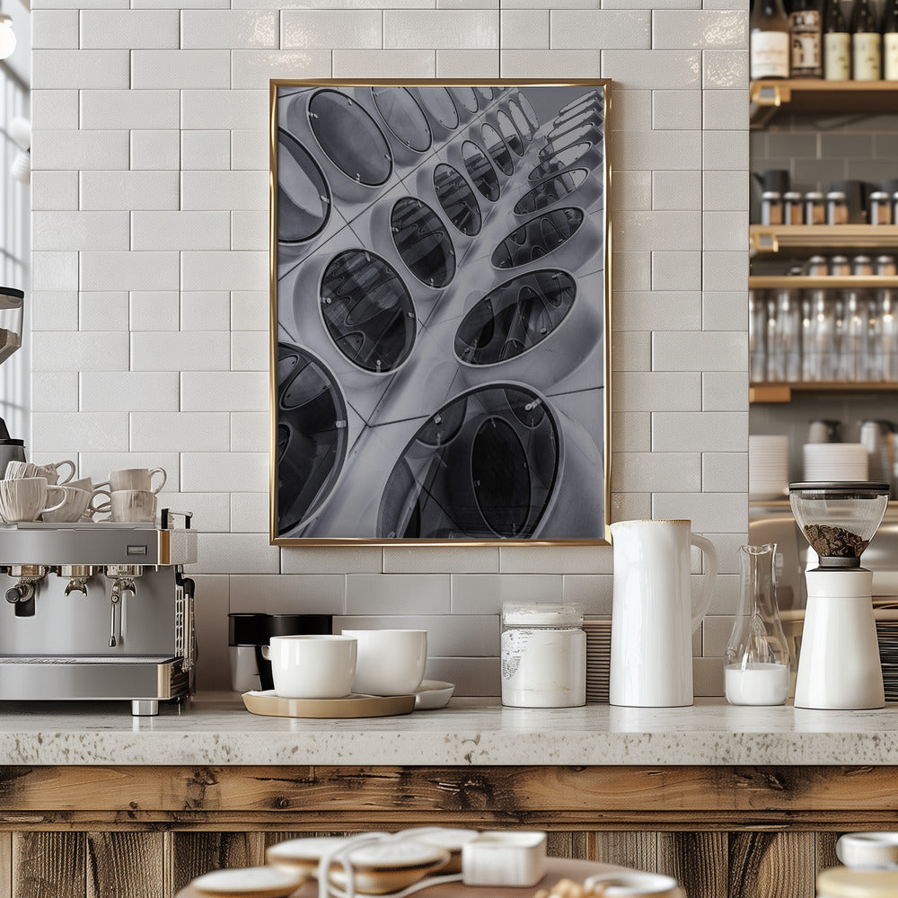 Holes and wall reflection Poster och Canvastavla