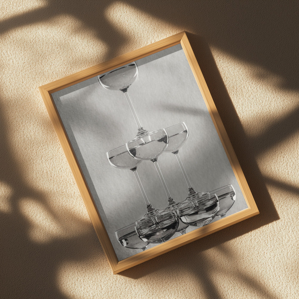 Champagne tower_9 Poster och Canvastavla