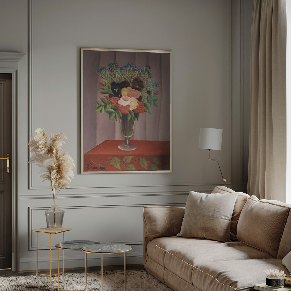 Bouquet De Fleurs 1910 Poster och Canvastavla