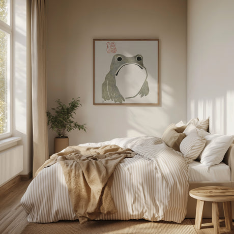 Grumpy Frog I Poster och Canvastavla