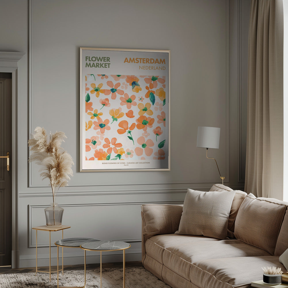 Amsterdam Poster och Canvastavla